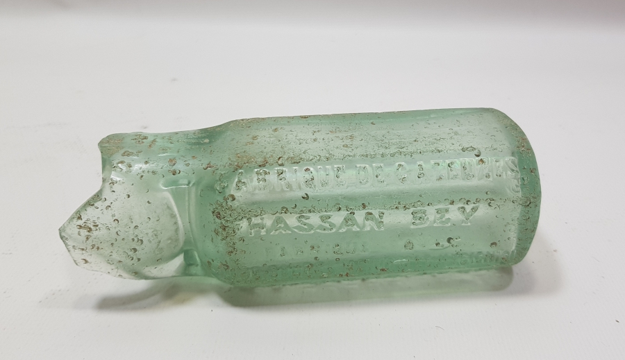 OSMANLI DÖNEMİ HASAN BEY YAZILI GAZOZ ŞİŞESİ