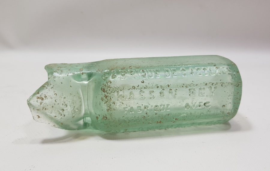 OSMANLI DÖNEMİ HASAN BEY YAZILI GAZOZ ŞİŞESİ