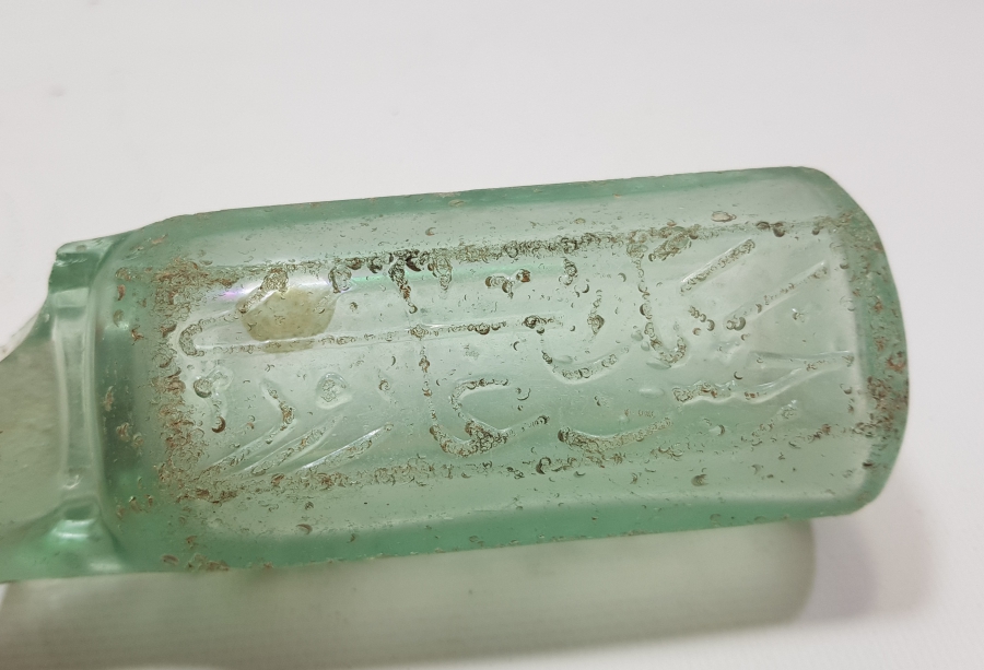 OSMANLI DÖNEMİ HASAN BEY YAZILI GAZOZ ŞİŞESİ