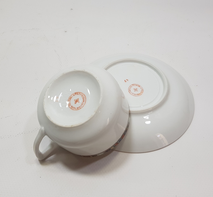 OSMANLI DÖNEMİ SAMUEL MITRANI & FILS STAMBUL DAMGALI FİNCAN