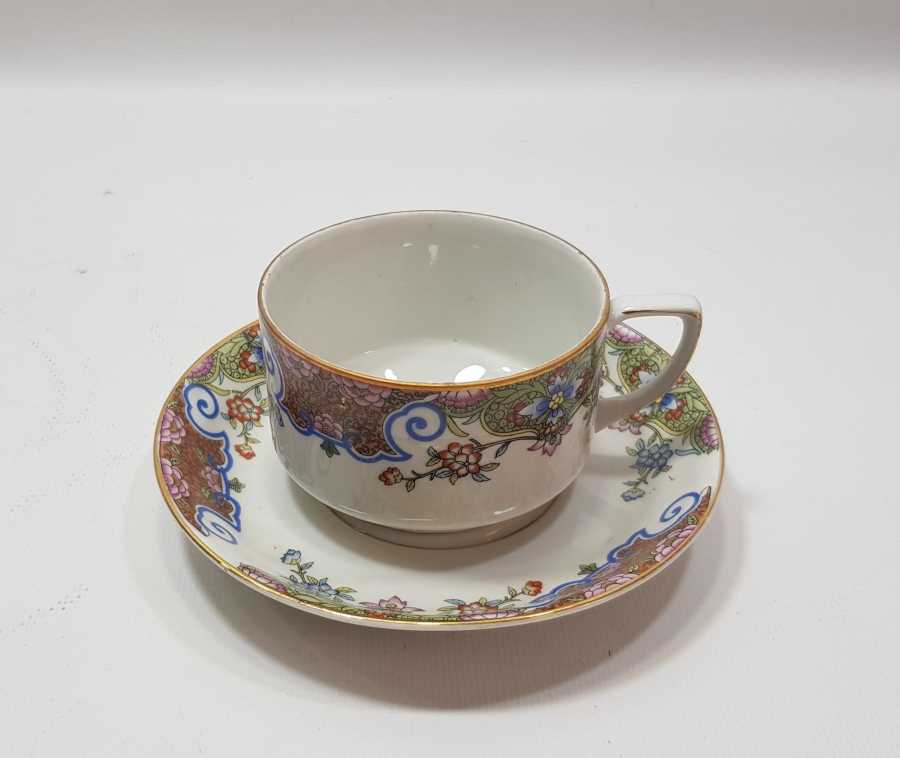 OSMANLICA MOSKOF DAMGALI PORSELEN ÇAY FİNCANI