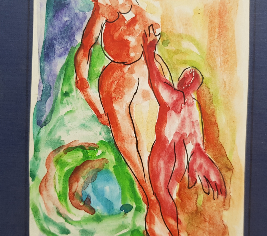 ÜNLÜ RESSAM CENGİZ ÇELİKER İMZALI SULU BOYA TABLO