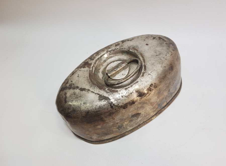 OSMANLICA ANKARA PALAS YAZILI ÇOK NADİR SERVİS TENCERESİ KAPAĞI