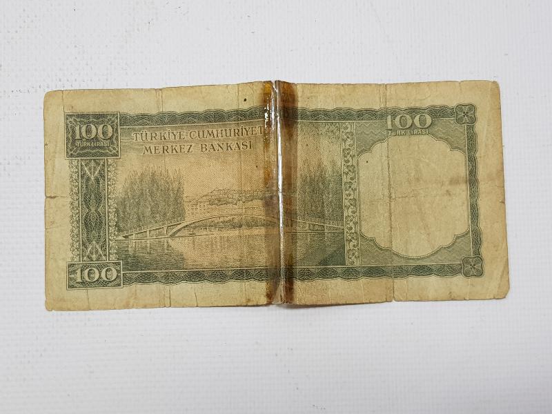 5. EMİSYON 10 VE 100 LİRA KAĞIT PARA LOTU