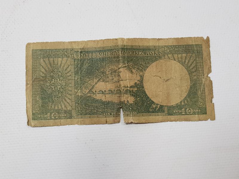 5. EMİSYON 10 VE 100 LİRA KAĞIT PARA LOTU