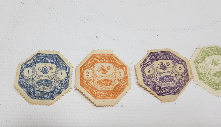 OSMANLI DÖNEMİ TESELYA SERİSİ TAM TAKIM PUL