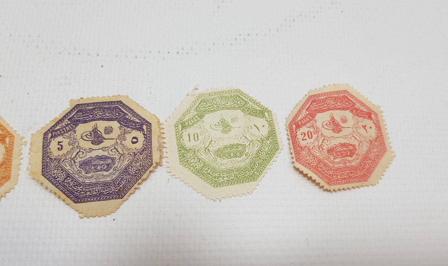 OSMANLI DÖNEMİ TESELYA SERİSİ TAM TAKIM PUL