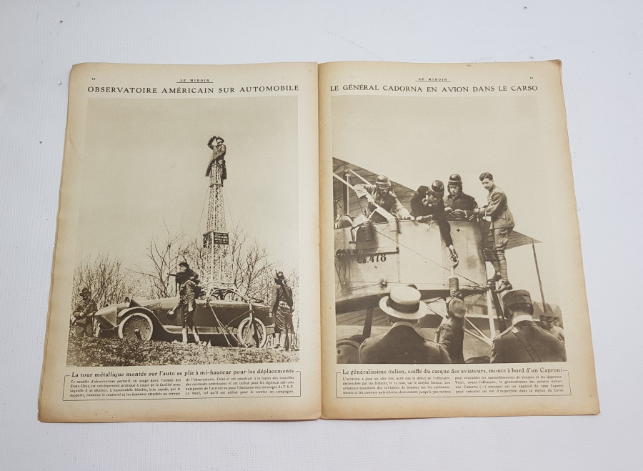 1. DÜNYA SAVAŞI 1917 TARİHLİ LE MİROİR DERGİSİ