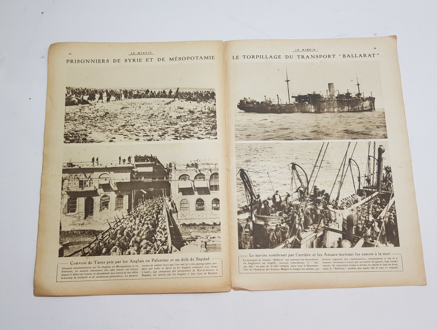 1. DÜNYA SAVAŞI 1917 TARİHLİ LE MİROİR DERGİSİ