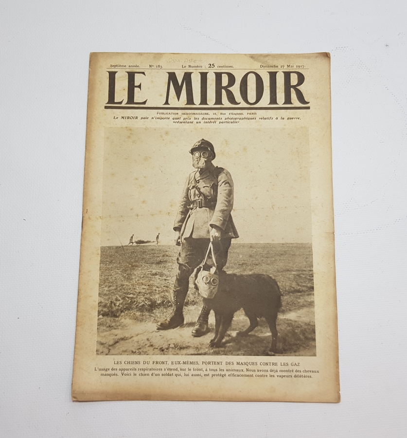 1. DÜNYA SAVAŞI 1917 TARİHLİ LE MİROİR DERGİSİ