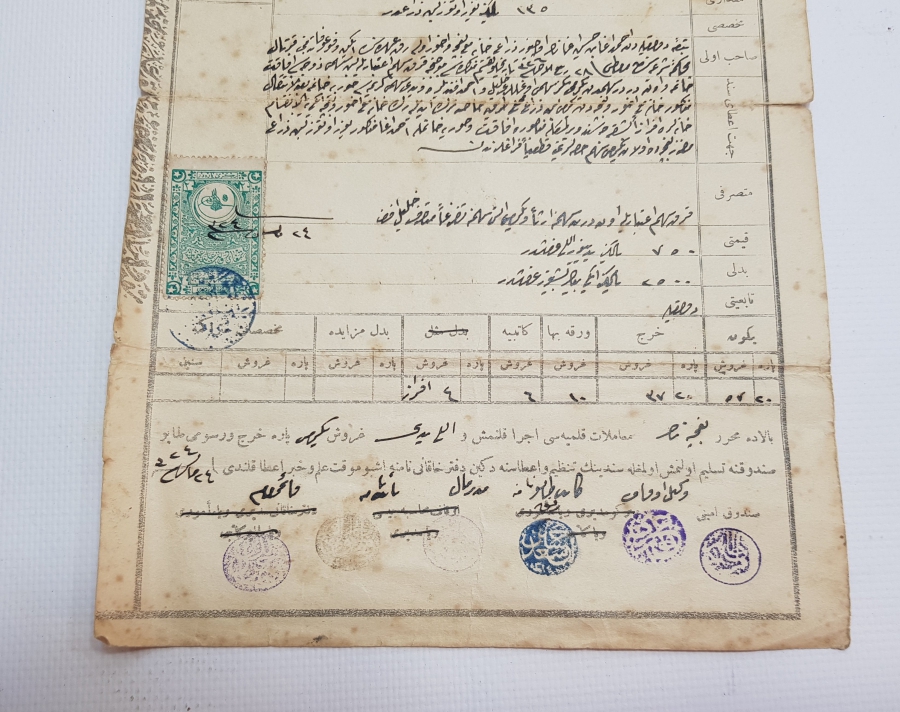 DEFTER-İ HAKANİ OSMANLI TAPU SENEDİ