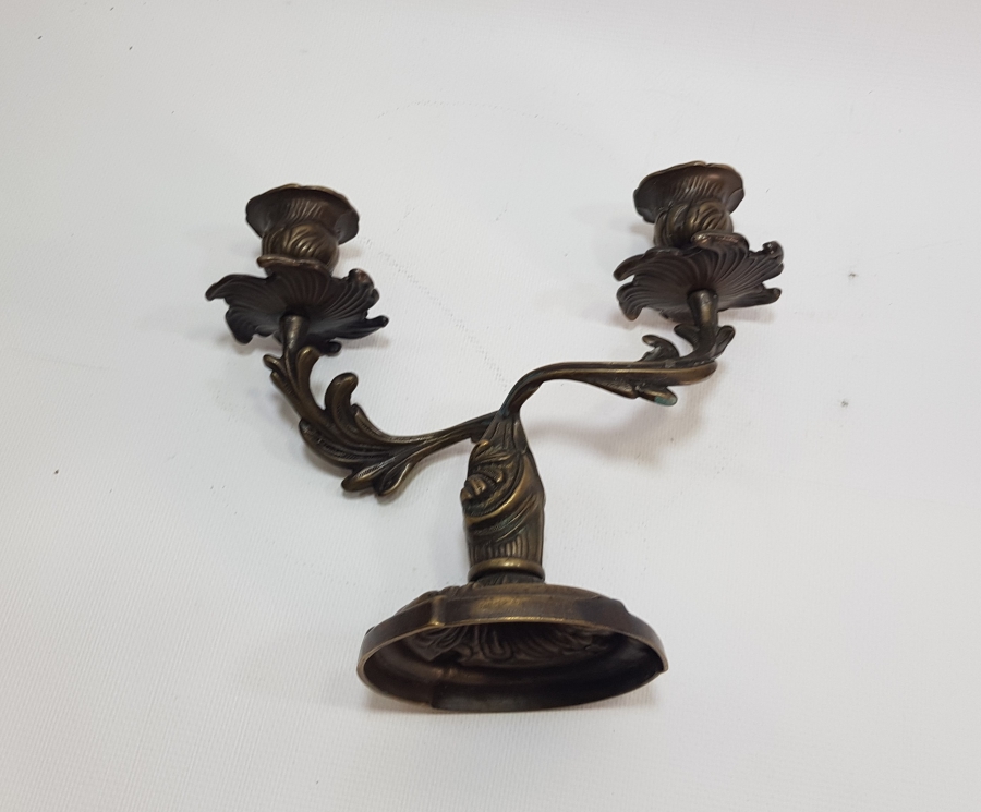 ANTİKA ÇİFT KOLLU ŞAMDAN