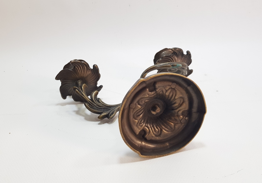 ANTİKA ÇİFT KOLLU ŞAMDAN