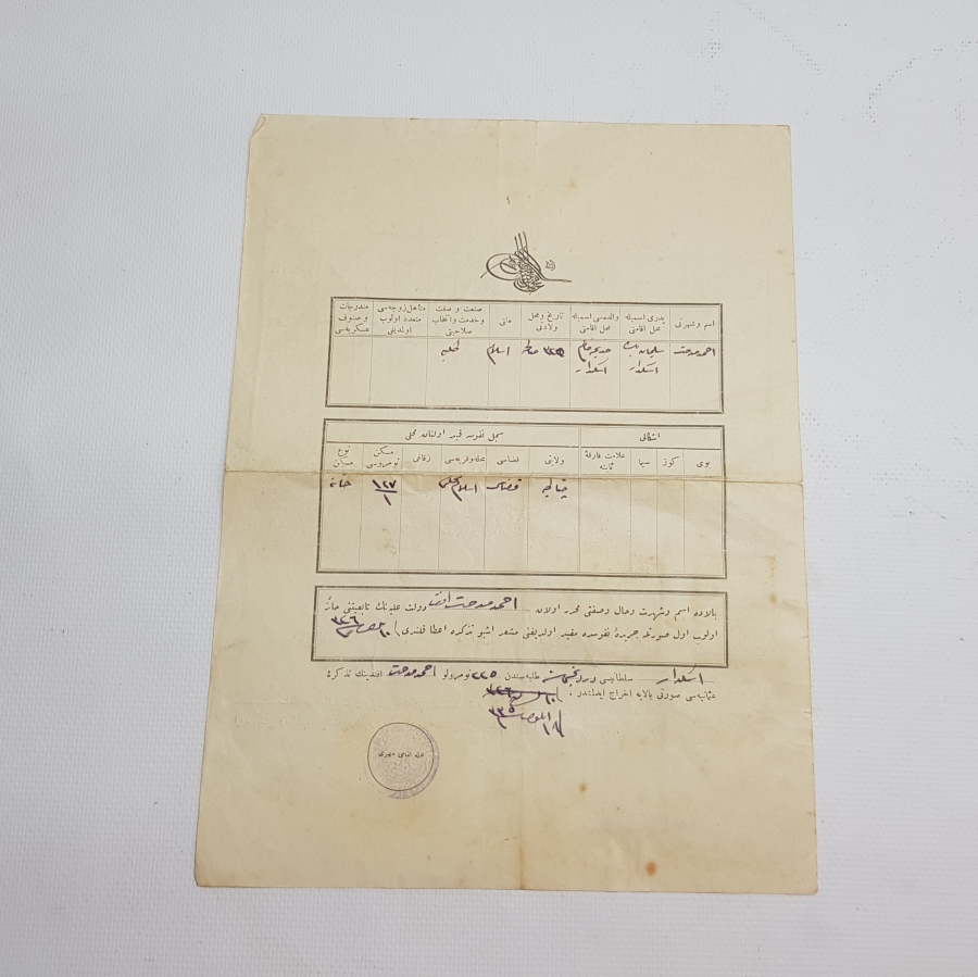 OSMANLICA ÜSKÜDAR MEKTEBİ SULTANİ DİPLOMASI