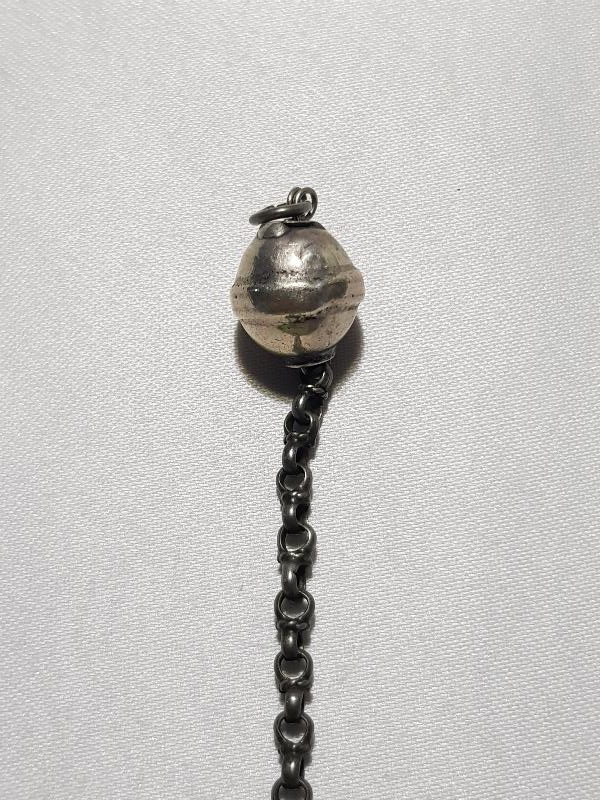 OSMANLI DÖNEMİ GÜMÜŞ TESPİH PÜSKÜLÜ