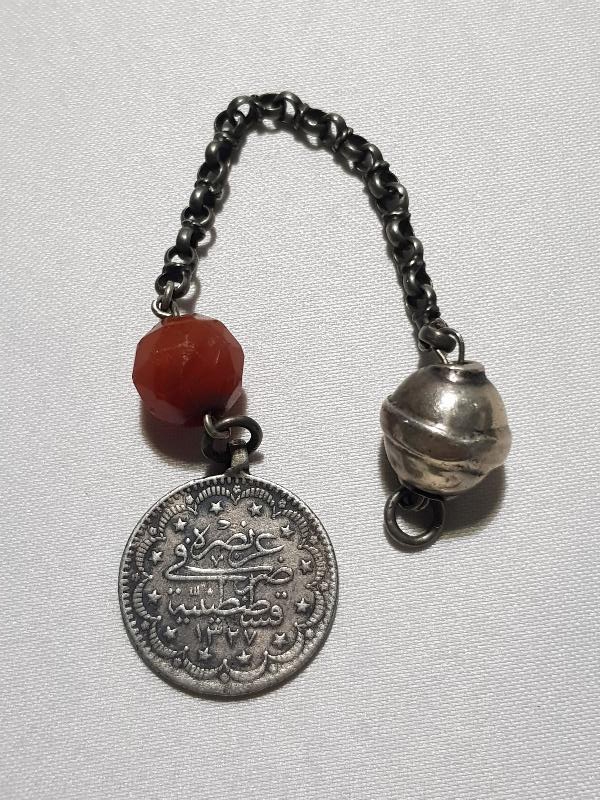 OSMANLI DÖNEMİ GÜMÜŞ TESPİH PÜSKÜLÜ