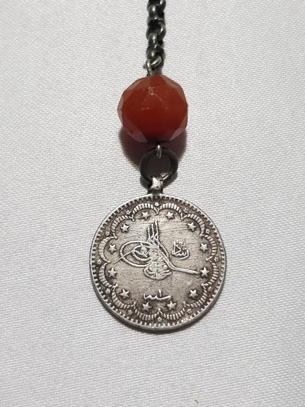 OSMANLI DÖNEMİ GÜMÜŞ TESPİH PÜSKÜLÜ