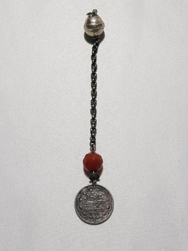 OSMANLI DÖNEMİ GÜMÜŞ TESPİH PÜSKÜLÜ