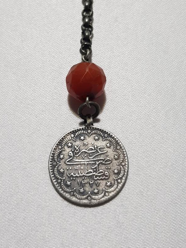 OSMANLI DÖNEMİ GÜMÜŞ TESPİH PÜSKÜLÜ