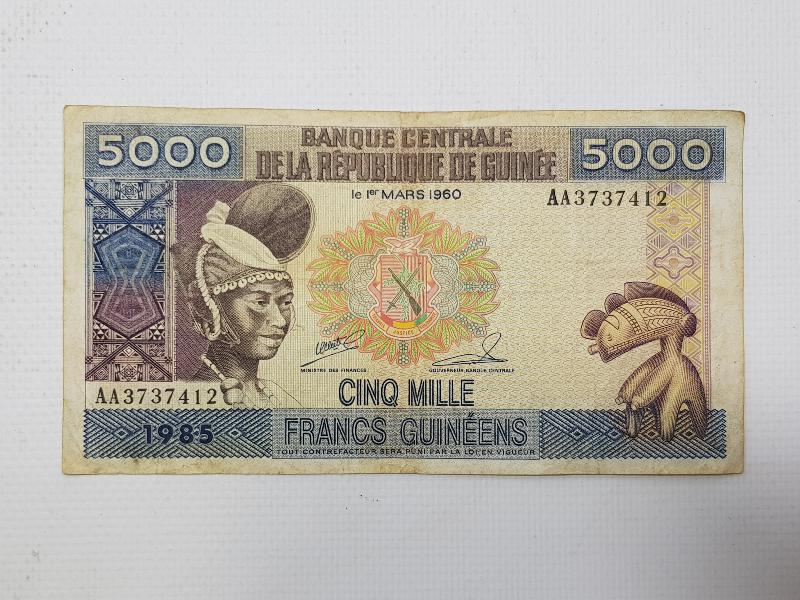 1985 GİNE 5.000 FRANK