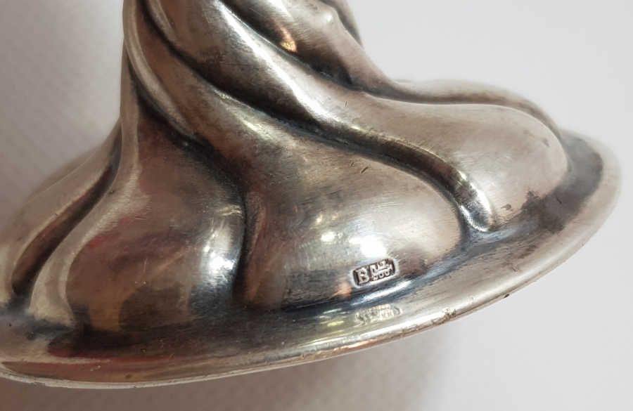 ANTİKA GÜMÜŞ KAPLAMA VAZO