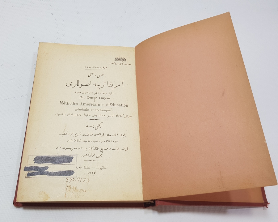 OSMANLICA KİTAP -EĞİTİMDE AMERİKAN USULLERİ