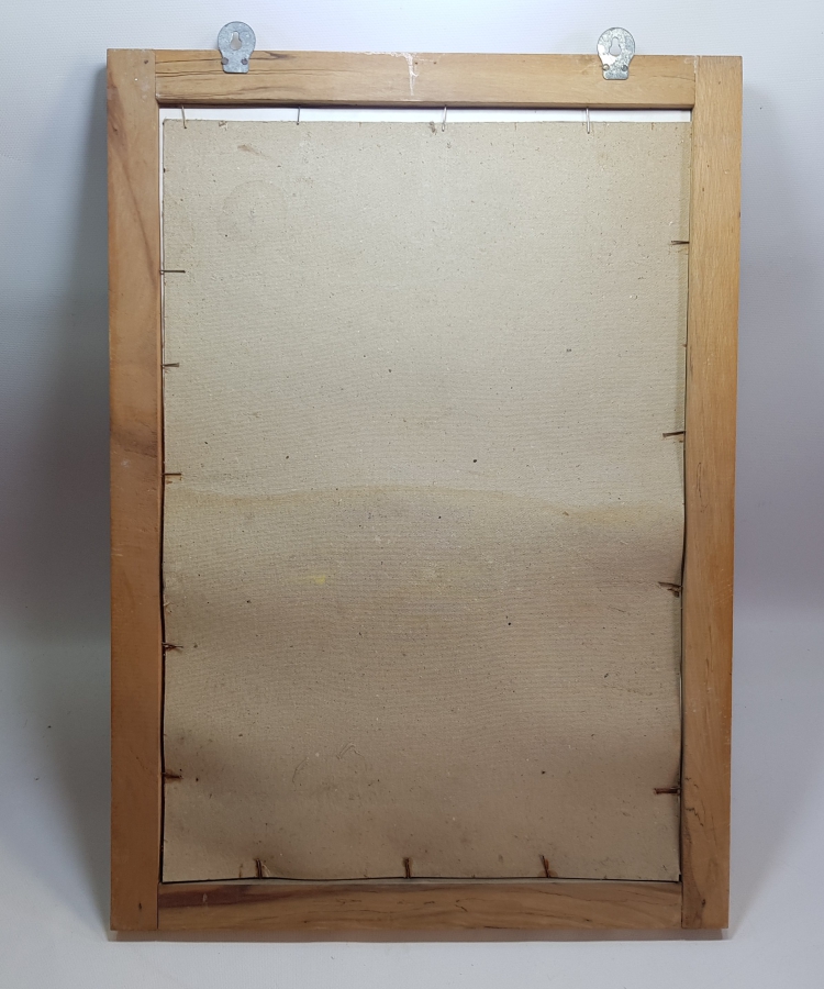 ANTİKA OSMANLICA YAZILI CAM ALTI MİLLİ KAHRAMAN KARA FATMA TABLOSU