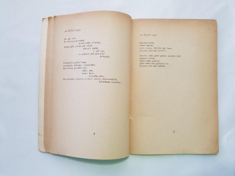 İLK BASKI KİTAP - NAZIM HİKMET SAAT 21-22 ŞİİRLERİ