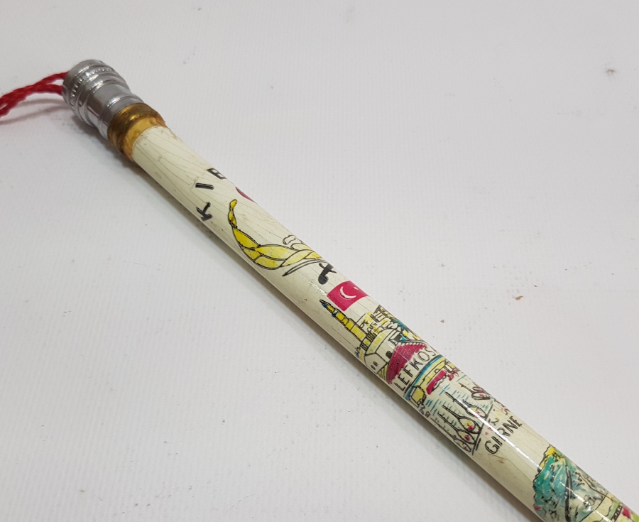 KIBRIS KONULU BÜYÜK BOY KURŞUN KALEM