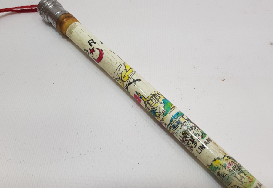 KIBRIS KONULU BÜYÜK BOY KURŞUN KALEM