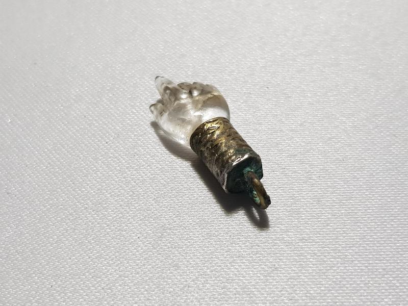 OSMANLI DÖNEMİ TEKKE İŞİ NECEF TAŞI KOLYE UCU