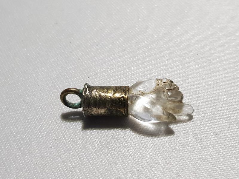 OSMANLI DÖNEMİ TEKKE İŞİ NECEF TAŞI KOLYE UCU