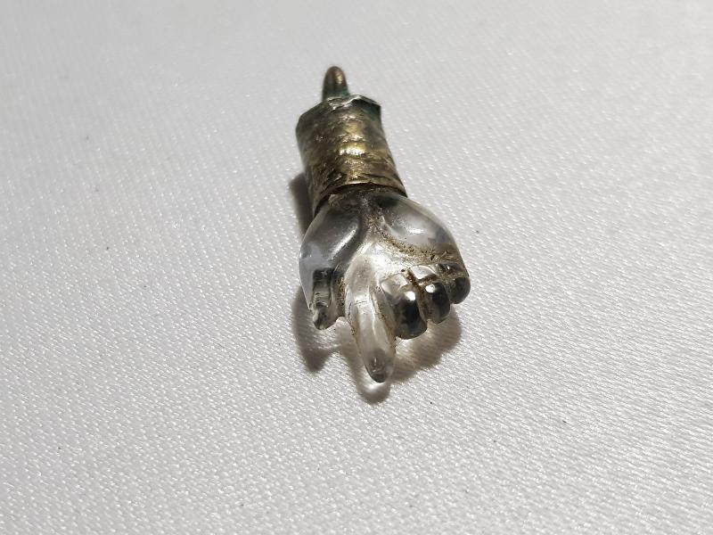 OSMANLI DÖNEMİ TEKKE İŞİ NECEF TAŞI KOLYE UCU