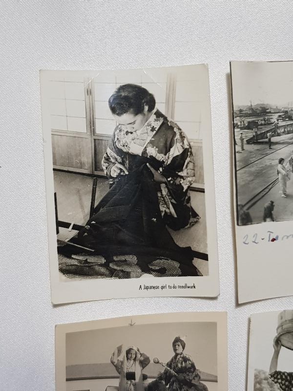 1940LARDAN 7 ADET JAPONYA FOTOĞRAFI