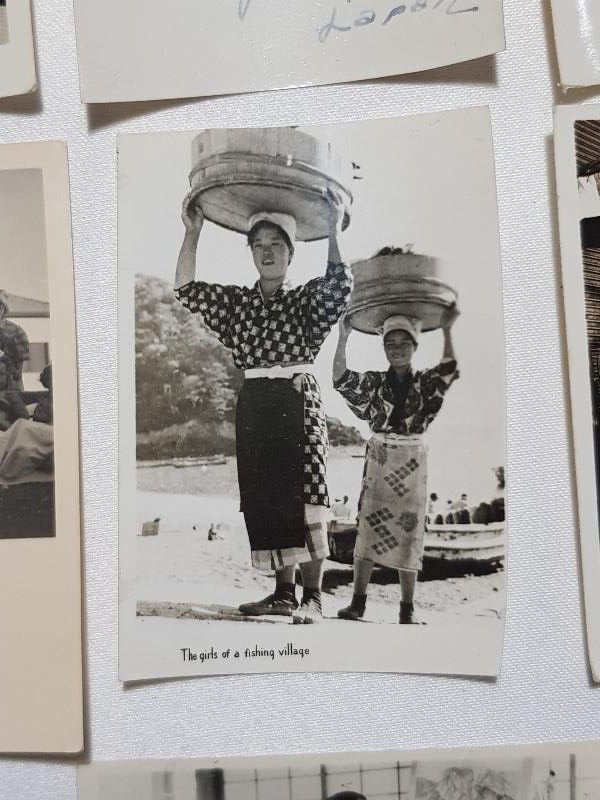 1940LARDAN 7 ADET JAPONYA FOTOĞRAFI