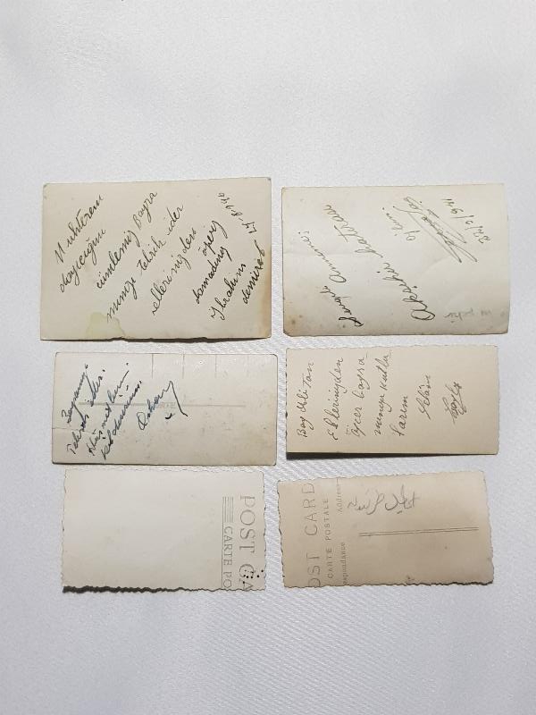 1930-1940LARDAN ŞEHİR TEMALI 6 ADET BAYRAM TEBRİK KARTI