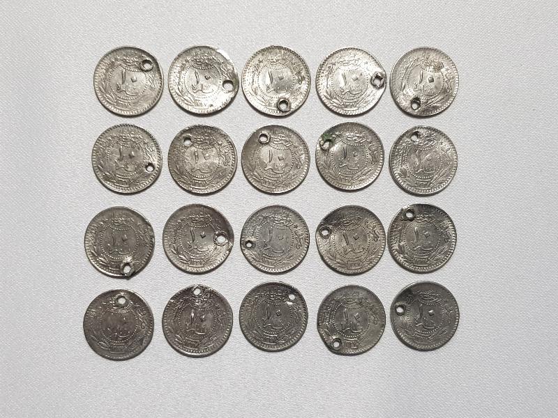 SULTAN MEHMET REŞAT HAN DÖNEMİ 20 ADET 10 PARA