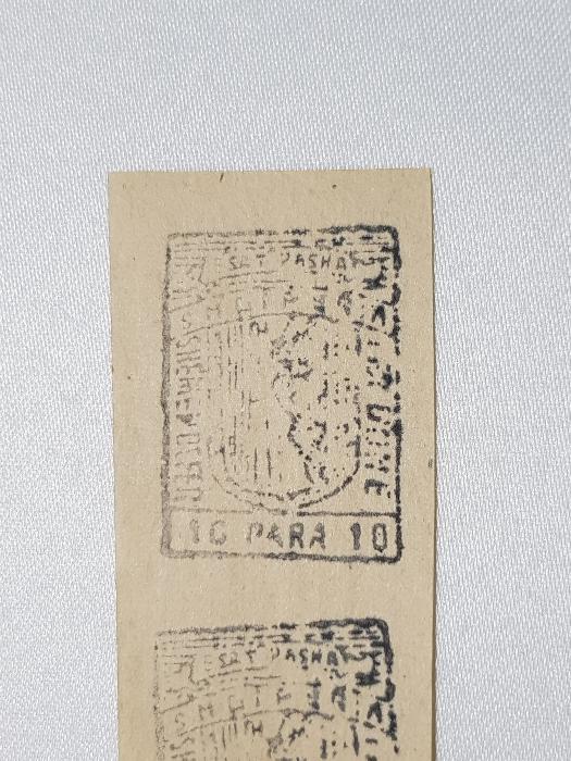 ESAT PAŞA'NIN ARNAVUTLUK DEMİR YOLLARINI YAPARKEN BASTIRDIĞI BİR ÇİFT NADİR 10 PARA