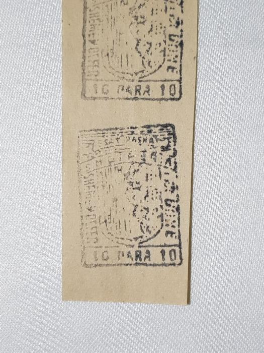 ESAT PAŞA'NIN ARNAVUTLUK DEMİR YOLLARINI YAPARKEN BASTIRDIĞI BİR ÇİFT NADİR 10 PARA