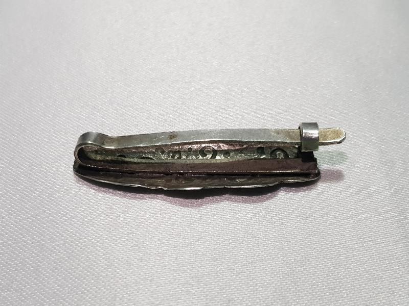 OSMANLI DÖNEMİ SAVATLI GÜMÜŞ SAÇ TOKASI