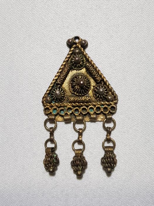 OSMANLI DÖNEMİ GÜHERZE İŞÇİLİKLİ KOLYE UCU