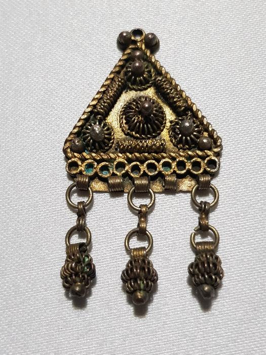 OSMANLI DÖNEMİ GÜHERZE İŞÇİLİKLİ KOLYE UCU