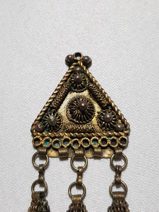 OSMANLI DÖNEMİ GÜHERZE İŞÇİLİKLİ KOLYE UCU