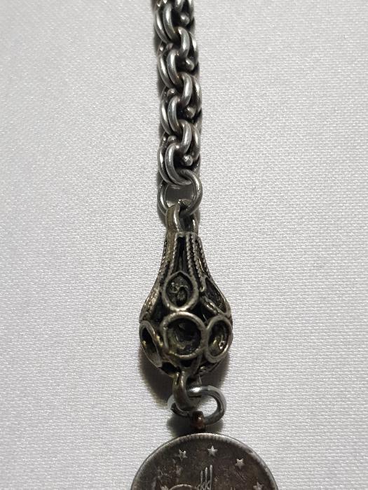 OSMANLI PARALI GÜMÜŞ TESPİH PÜSKÜLÜ