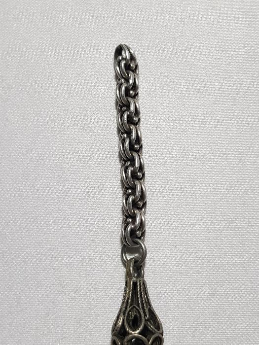 OSMANLI PARALI GÜMÜŞ TESPİH PÜSKÜLÜ