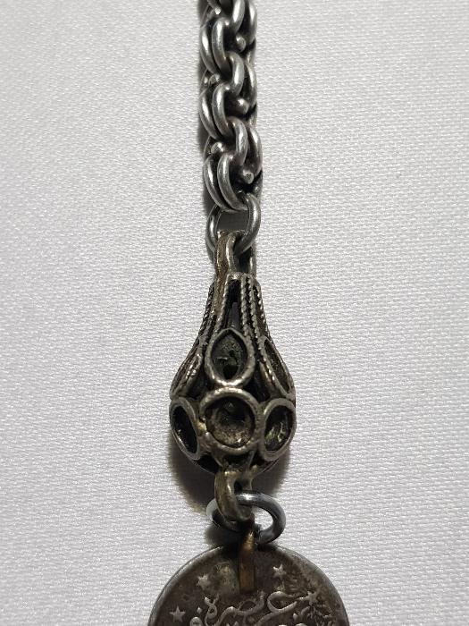 OSMANLI PARALI GÜMÜŞ TESPİH PÜSKÜLÜ