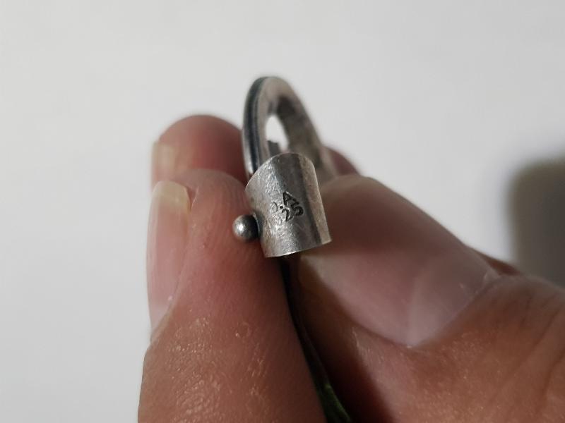 KALP FORMLU GÜMÜŞ KOLYE UCU