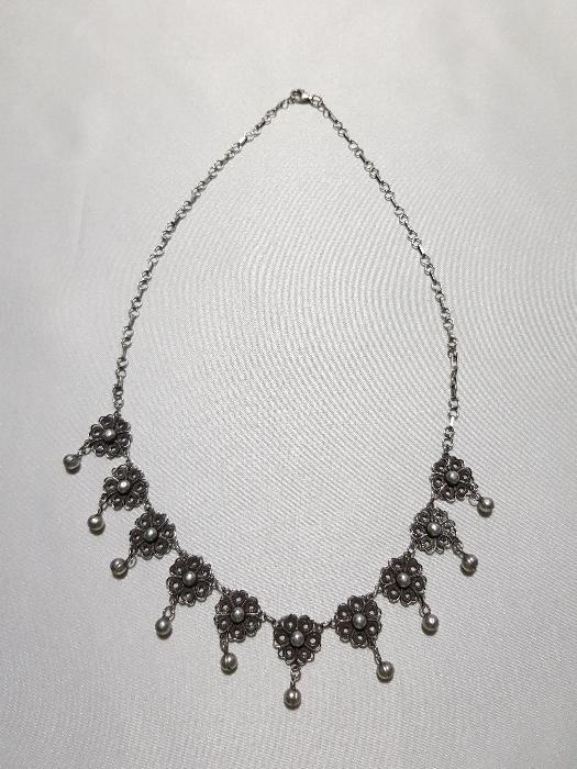 OSMANLI TELKARİ GÜMÜŞ GERDANLIK