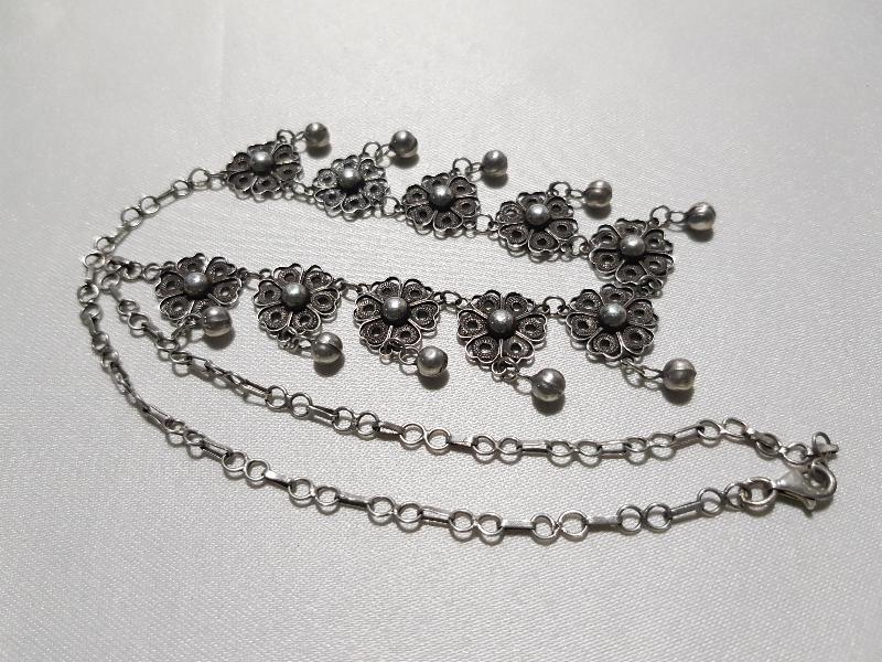 OSMANLI TELKARİ GÜMÜŞ GERDANLIK