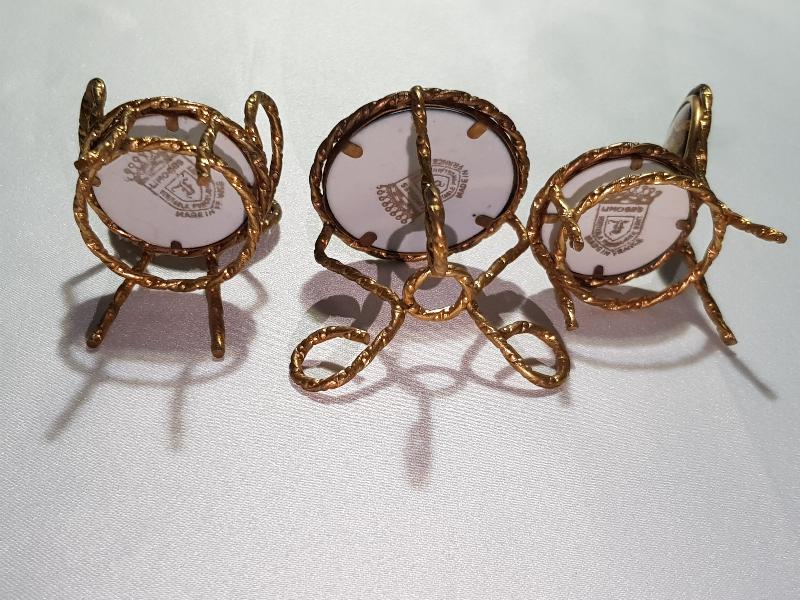 LİMOGES MİNYATÜR MASA VE SANDALYE BİBLOSU